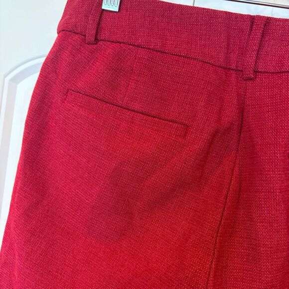 Loft Berry Color Slim Leg Dress Pants Size 0 - Picture 5 of 8